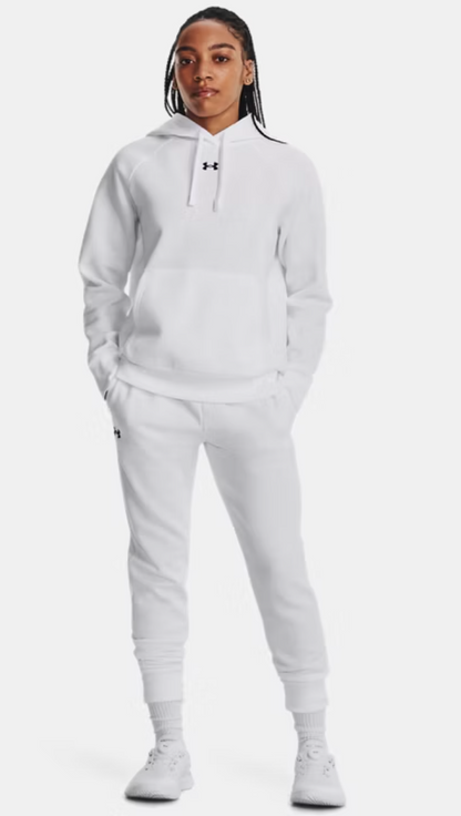 (New ) Women's Rival Fleece Hooded Sweatshirt-White
