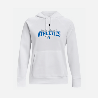 (New ) Women's Rival Fleece Hooded Sweatshirt-White